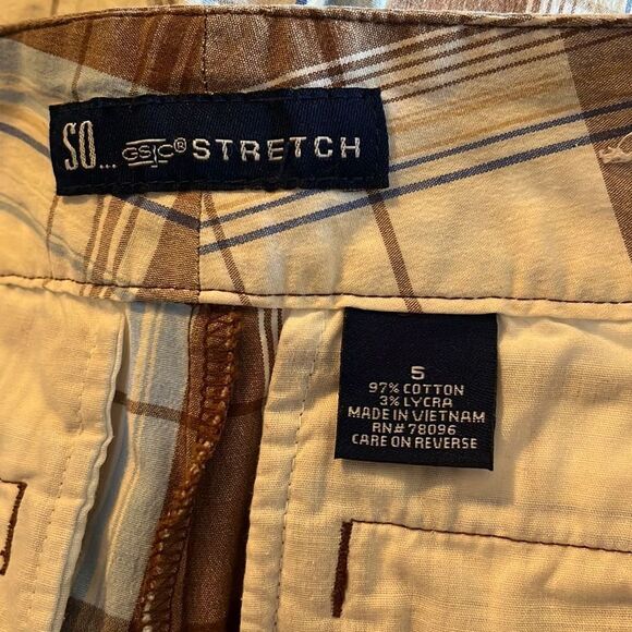 SO Stretch‎ juniors size 5 Bermuda stripped shorts - 2671 - Picture 3 of 3